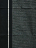 Dark Green ilkal Cotton Handloom Saree with Checks Design No Blouse - Global Threads | Grocsy