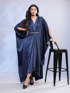 BohoJazz Dark Night Drape Cowl Kaftan | Grocsy