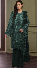 Anaita Teal Green Heavy Organza With Embroidery And Khatli Work Salwar Suit | Grocsy