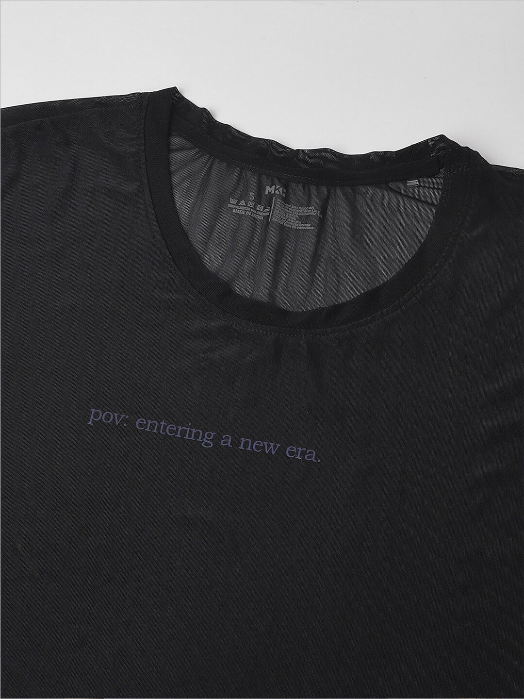 MKH Typography Printed Relaxed Fit Dri-FIT Sports T-shirt | Grocsy