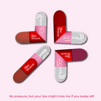 Blue Heaven Love Duo 2-In-1 Clear & Tinted Lip Gloss - Snacc (Clear + Cherry) | Grocsy