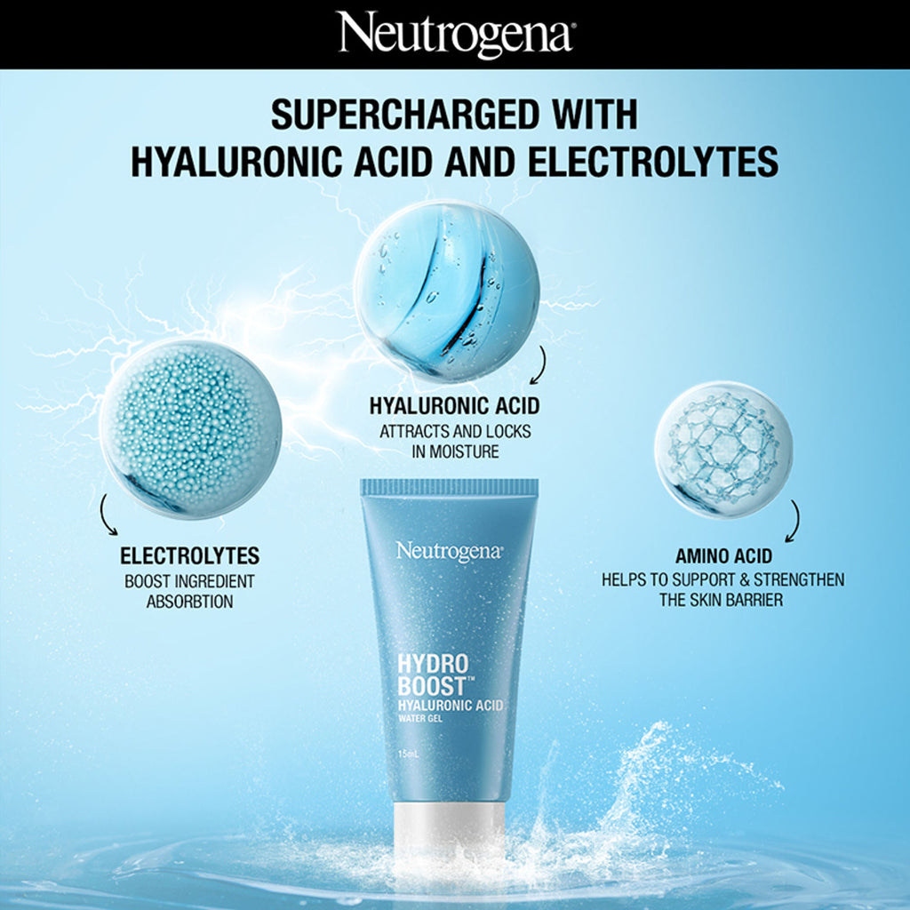 Neutrogena Monsoon Bestseller Duo - Oil-Free Acne Wash + Face Moisturizer For Supercharged Hydration | Grocsy