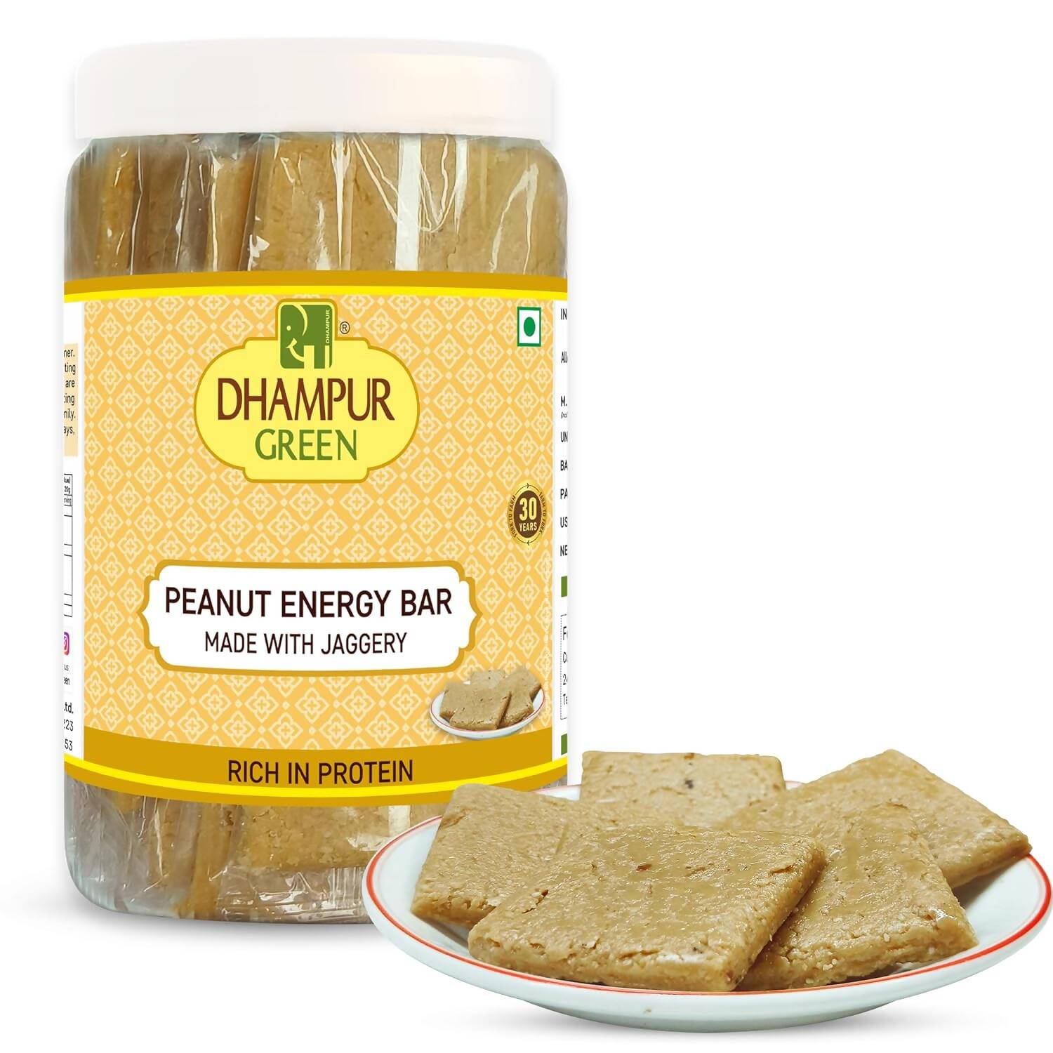 Dhampur Green Peanut Energy Bar | Grocsy