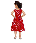 Asmaani Kids Party Wear Stylish Dresses, Perfect for Parties, Functions & Vacations - Red | Grocsy