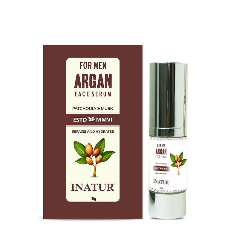 Inatur Argan Face Serum For Men | Grocsy