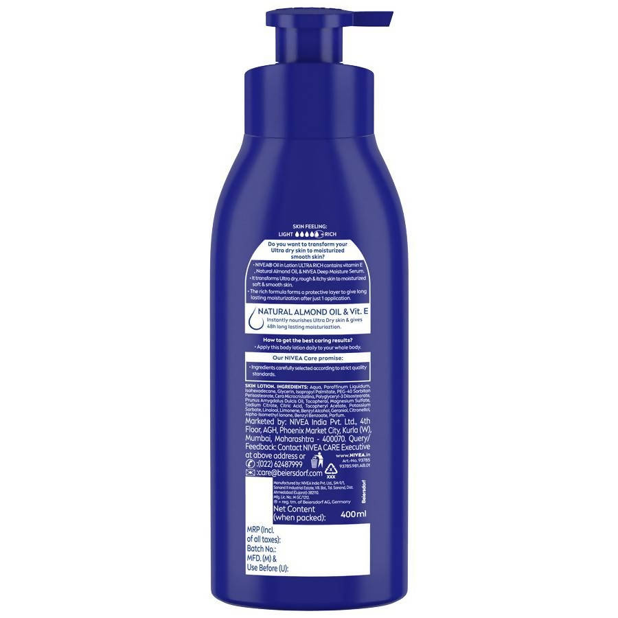 Nivea Ultra Rich Oil in Lotion | Grocsy