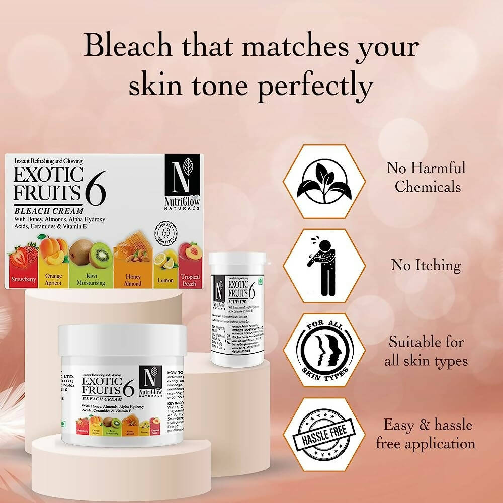 NutriGlow Natural’s Exotic Fruit Bleach Cream | Grocsy
