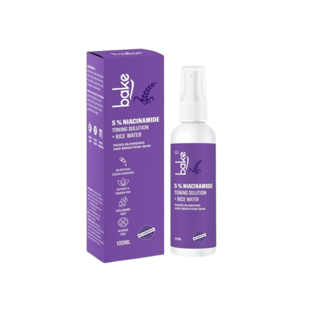 Bake 5% Niacinamide Toner With Fermented Rice Water | Grocsy