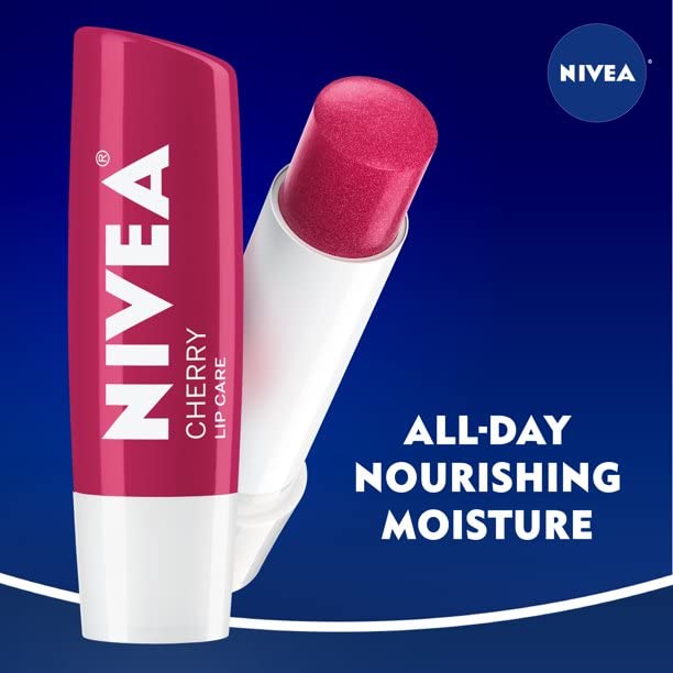 Nivea A Kiss of Cherry Lipcare (Pack of 6) | Grocsy