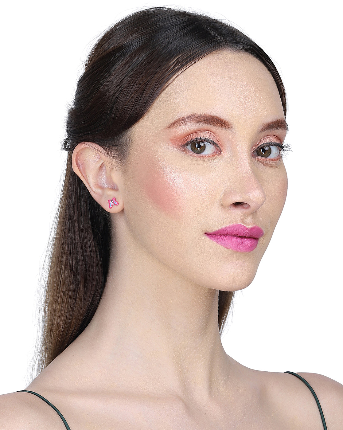 Rhodium Plated Beaded Drop Earring For Women - Wahe Jewels - Swadesiicart