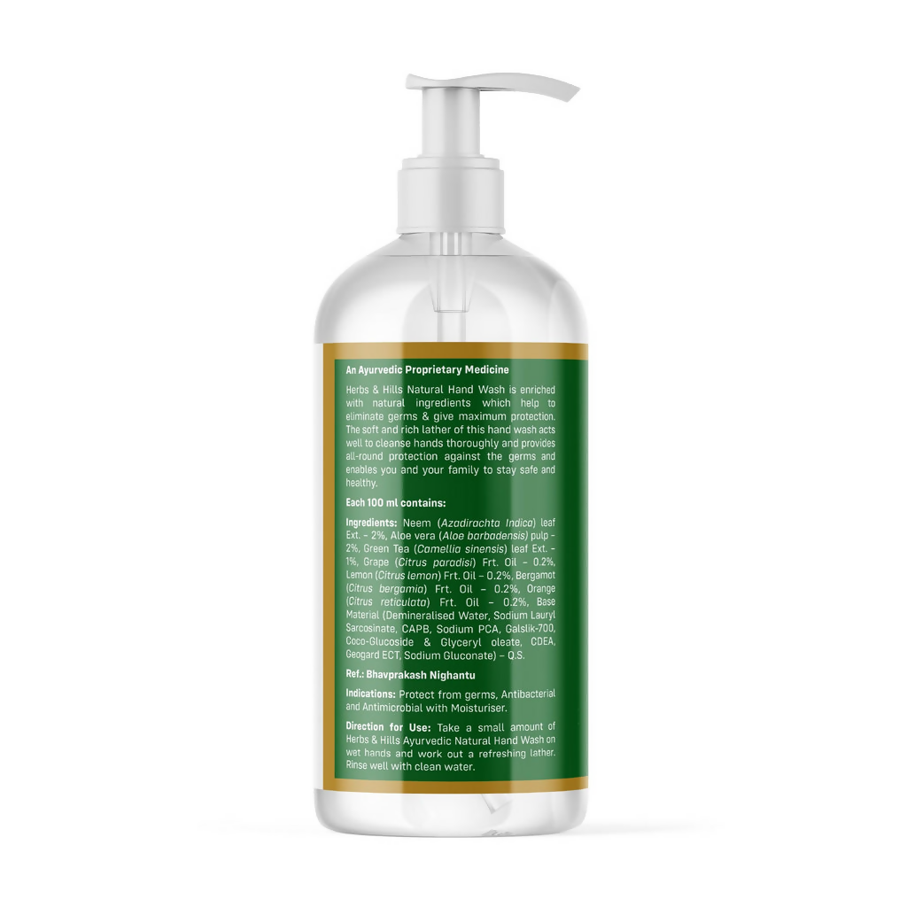 Herbs & Hills Natural Hand Wash | Grocsy
