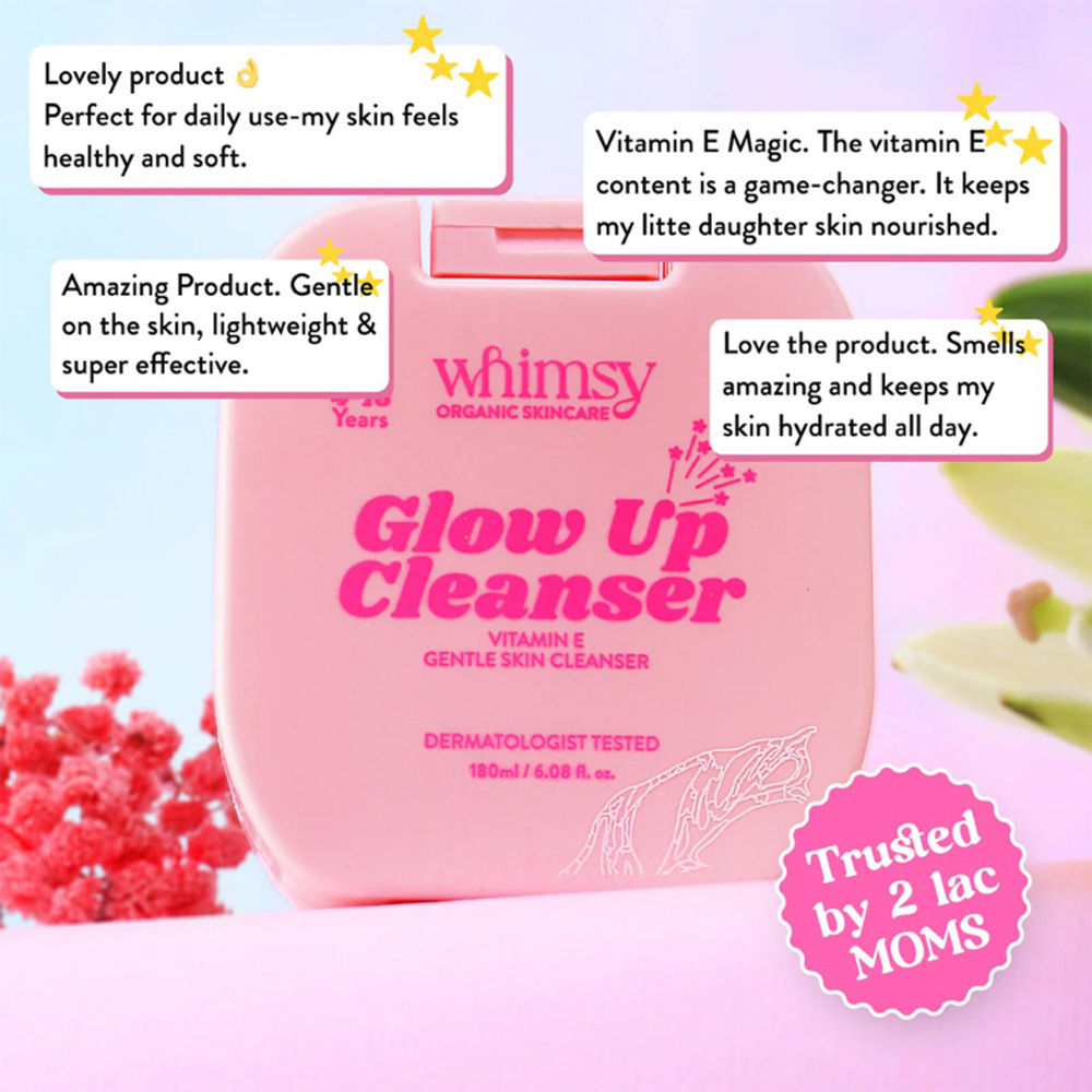 Whimsy Beauty Glow Up Face & Body Cleanser Vitamin E | Grocsy