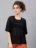 MKH Typography Printed Relaxed Fit Dri-FIT T-shirt | Grocsy