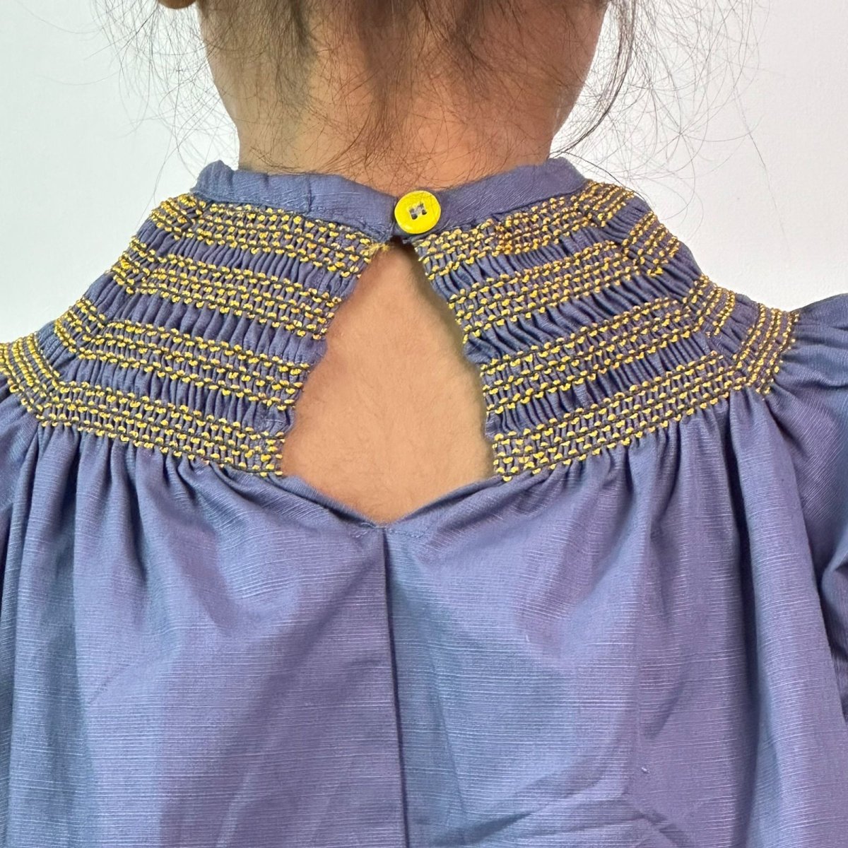 ArthLife Indigo Smocked Dress | Grocsy
