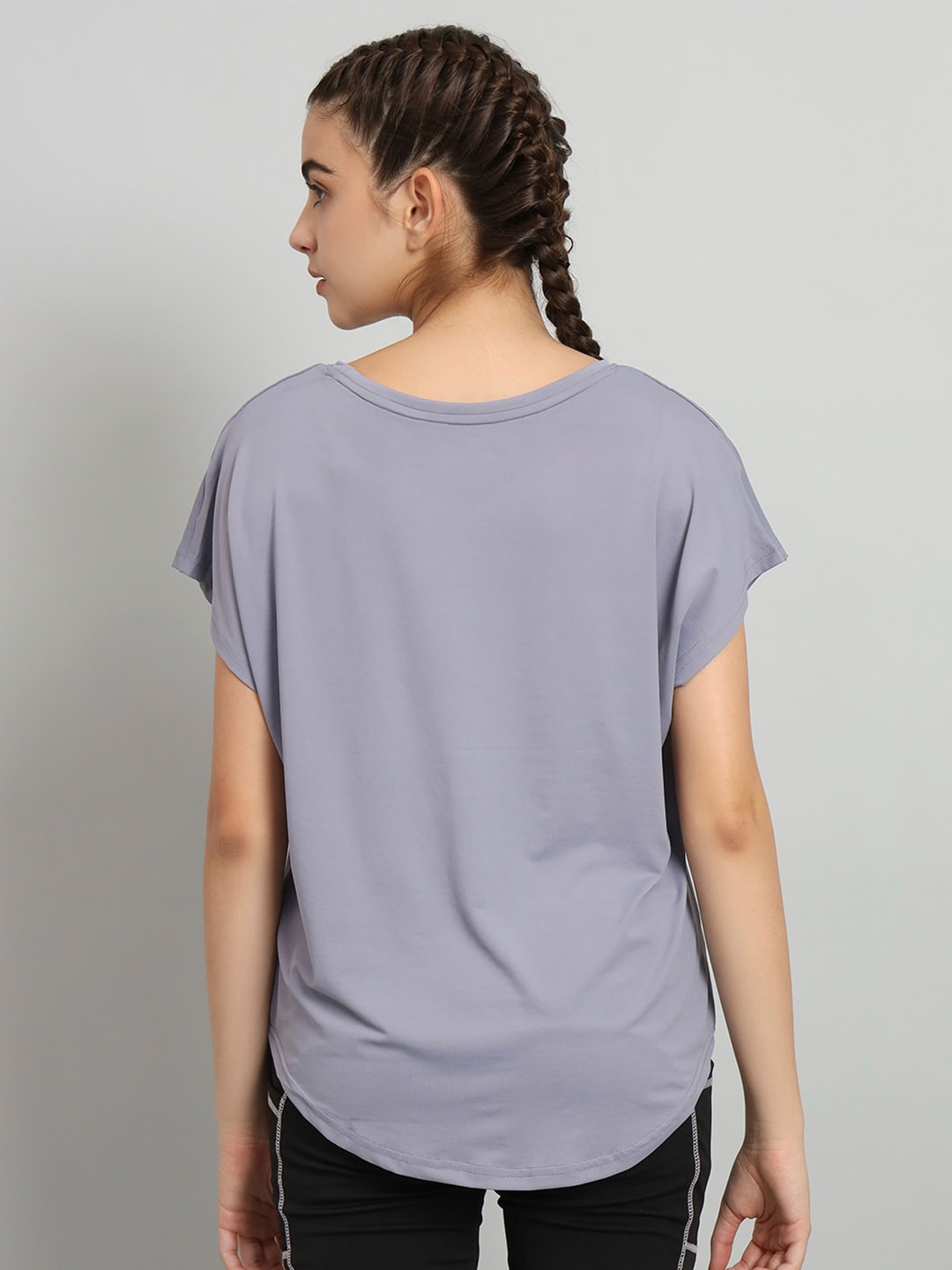 MKH Typography Printed Relaxed Fit Dri-Fit T-shirt | Grocsy