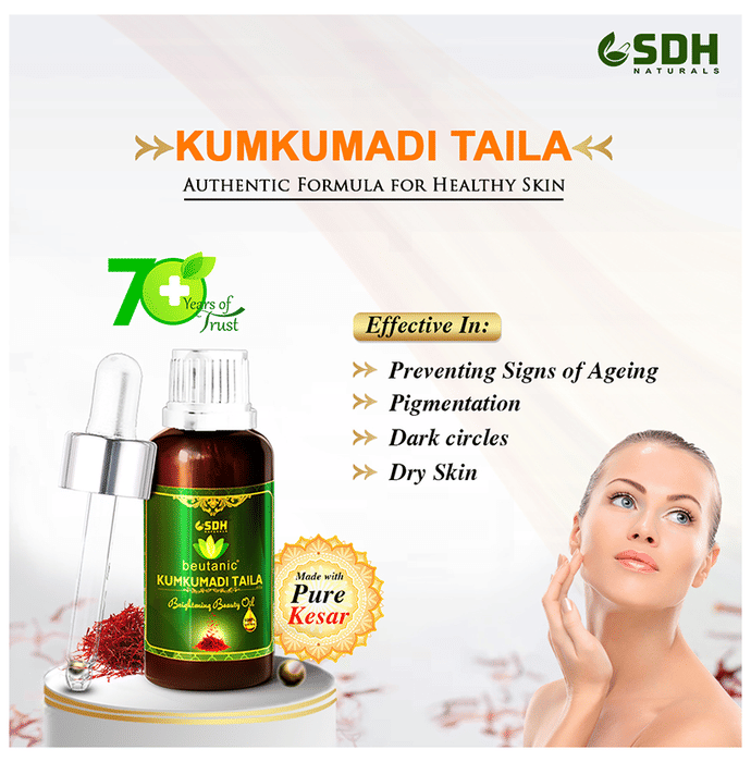 SDH Naturals Beutanic Kumkumadi Taila Oil | Grocsy