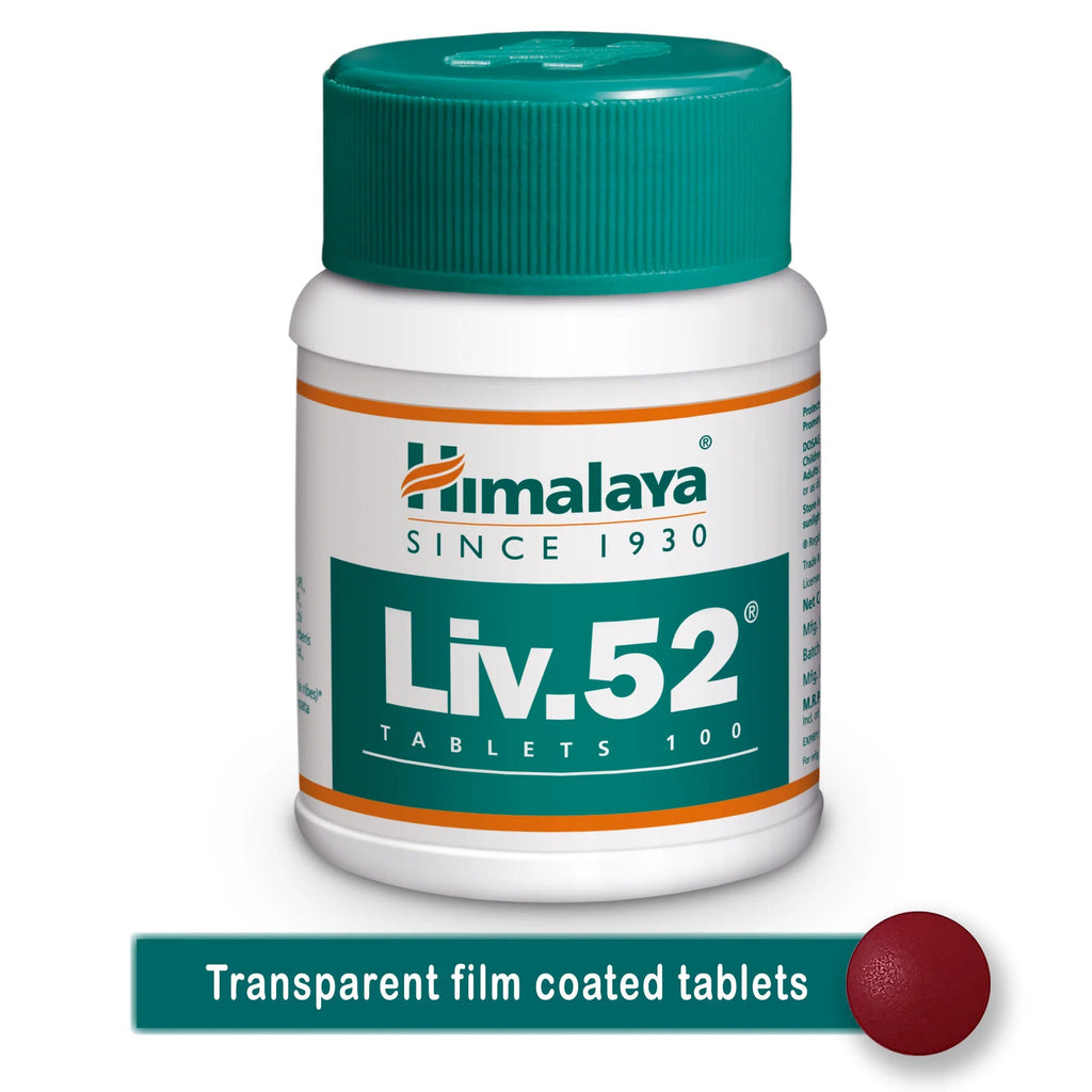 Himalaya Liv.52 Herbal Supplement Tablets - 100 Counts