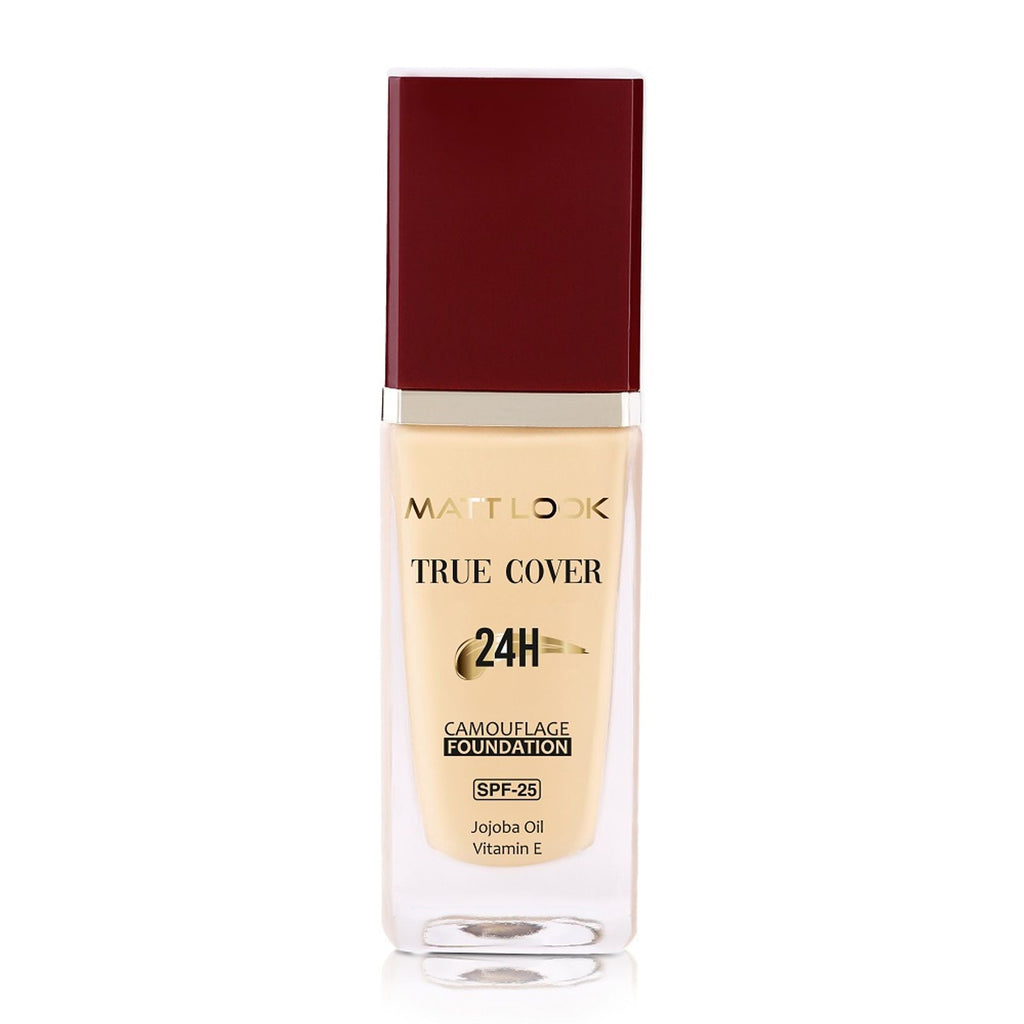 Matt Look True Cover Camouflage 24Hrs Long Stay Foundation - Warm Nude | Grocsy