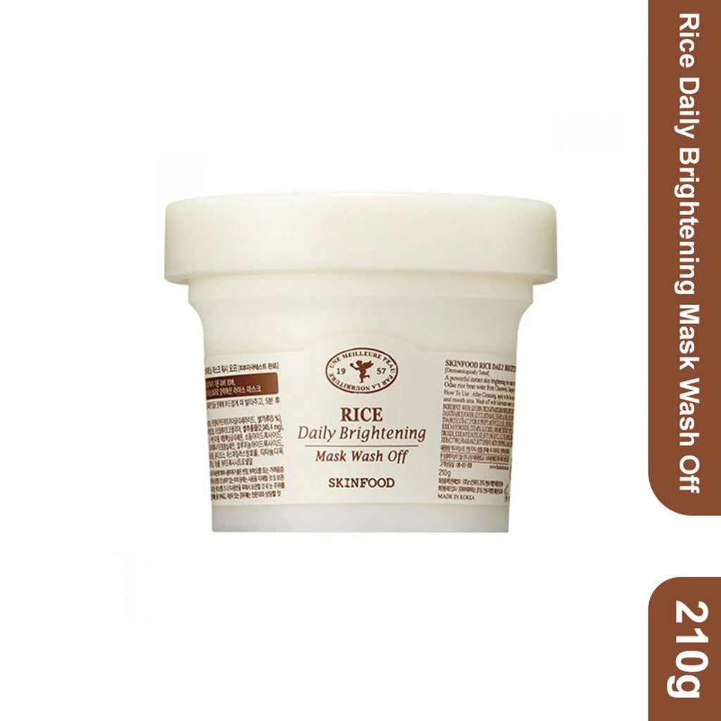 Skinfood Rice Daily Brightening Mask Wash Off | Grocsy