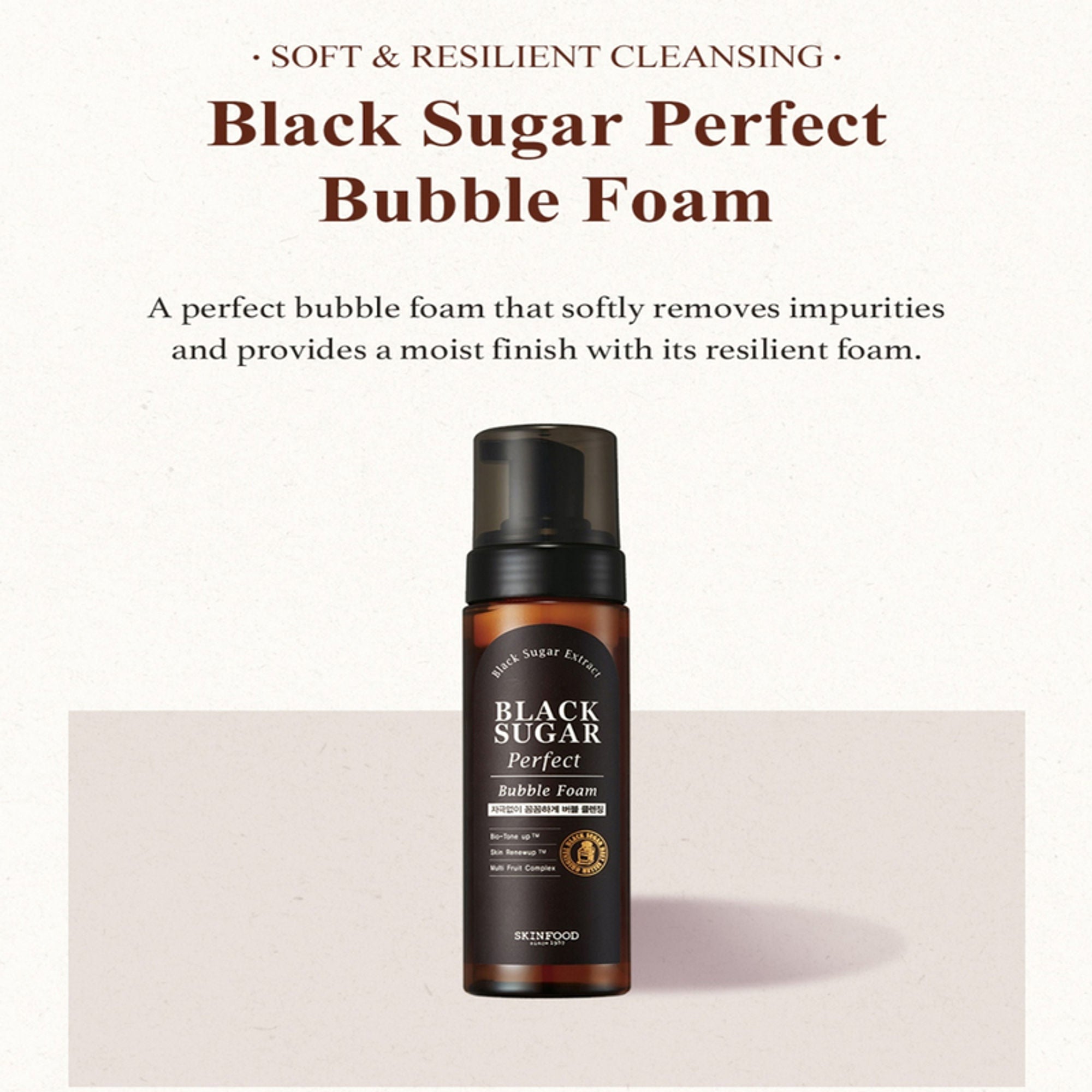 Skinfood Black Sugar Perfect Bubble Foam | Grocsy