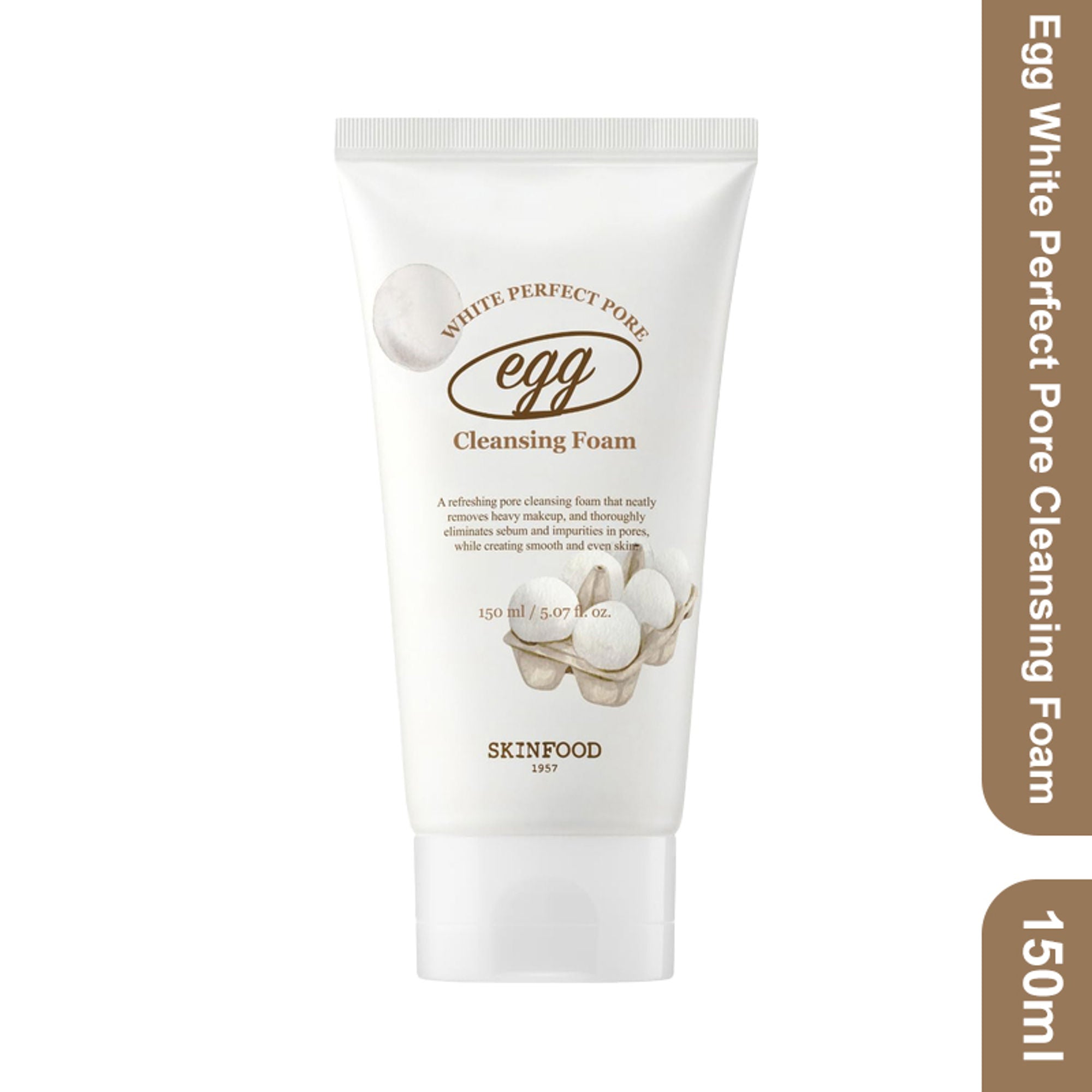 Skinfood Egg White Perfect Pore Cleansing Foam | Grocsy