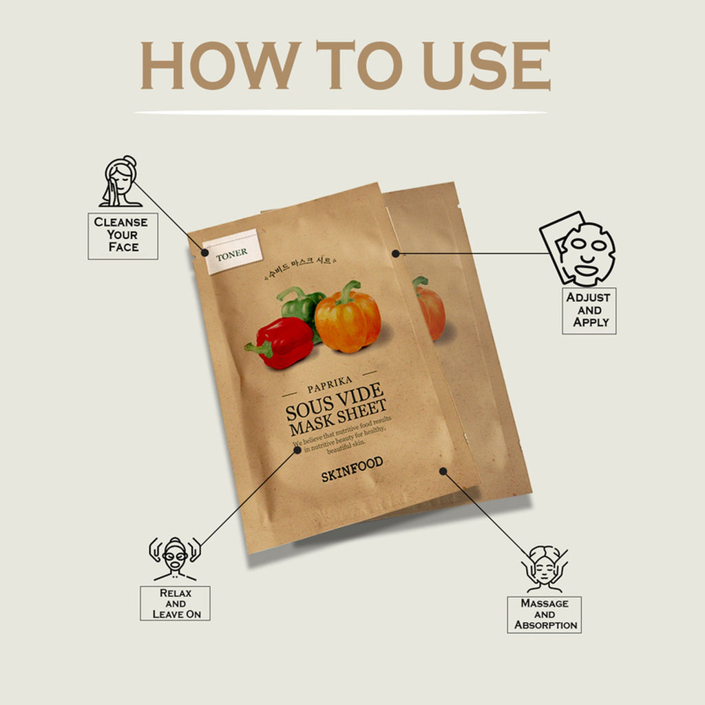 Skinfood Sous Vide Mask Sheet - Paprika | Grocsy