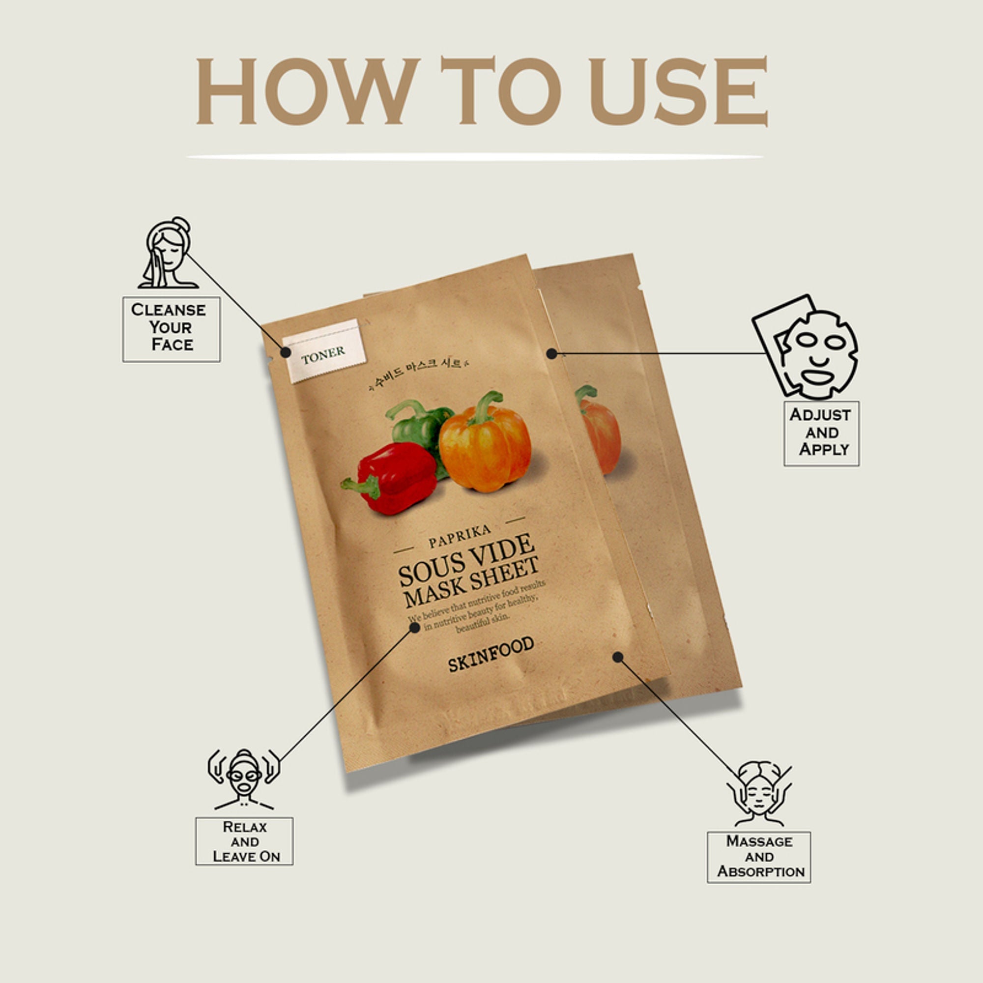 Skinfood Sous Vide Mask Sheet - Paprika | Grocsy