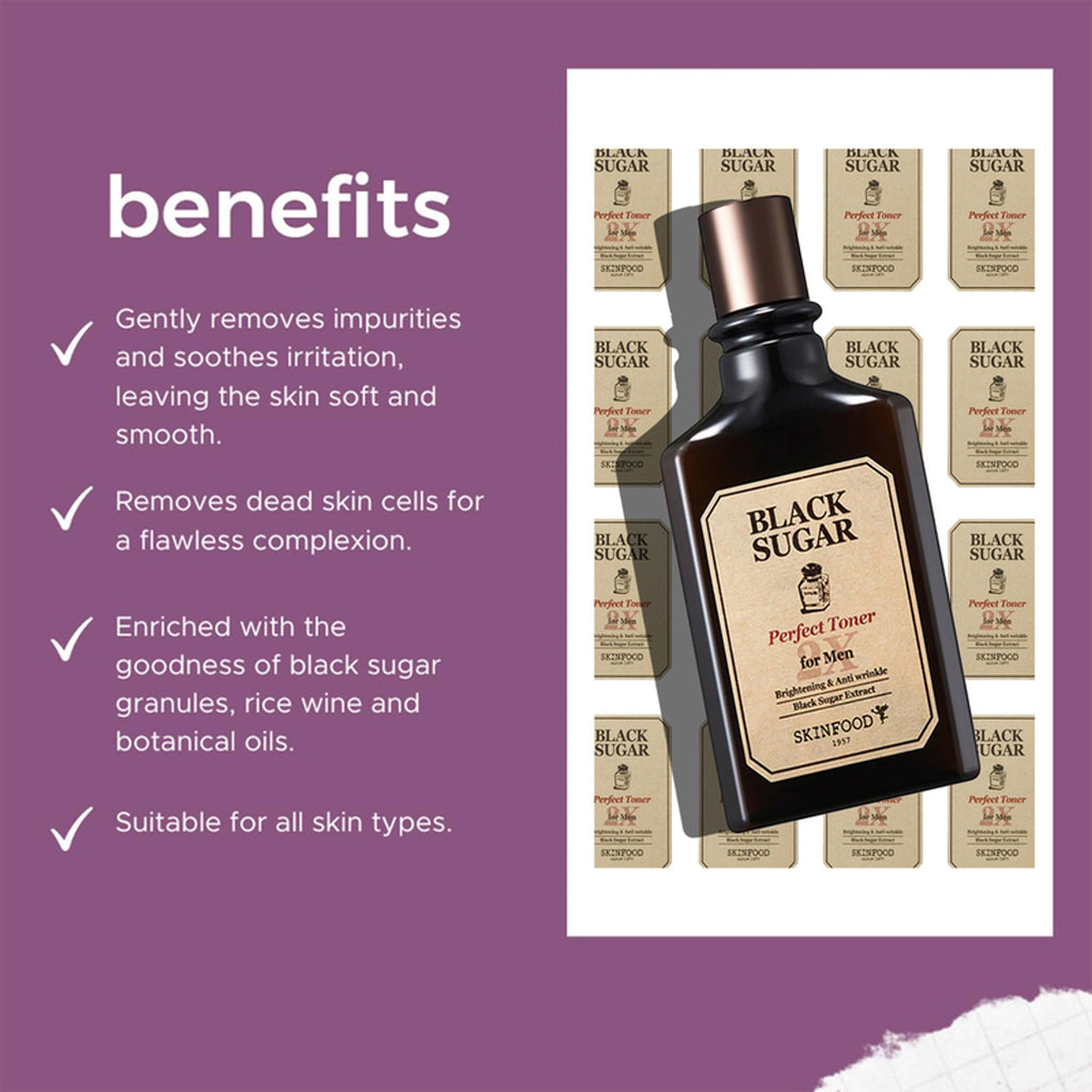 Skinfood Black Sugar Perfect Toner | Grocsy