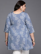 Ahalyaa Women's Traditional wear Tunic - Grey | Grocsy