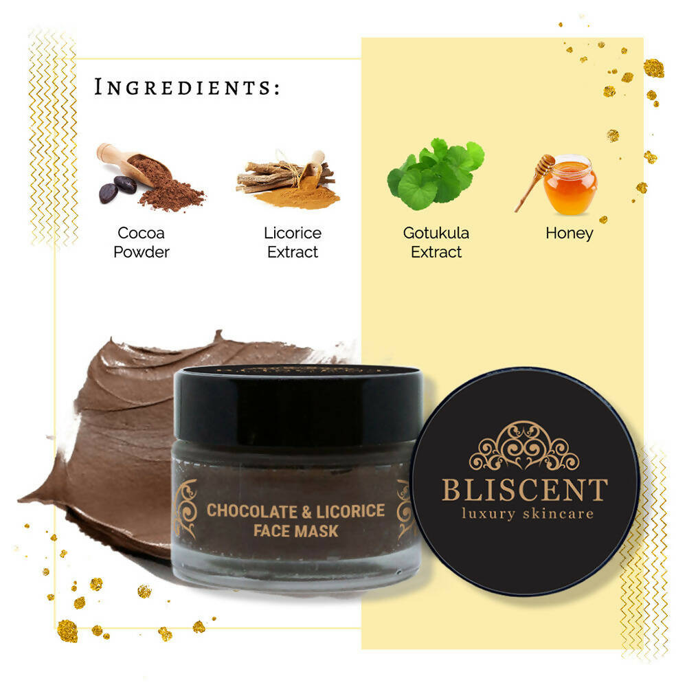Bliscent Chocolate & Licorice Face Mask | Grocsy