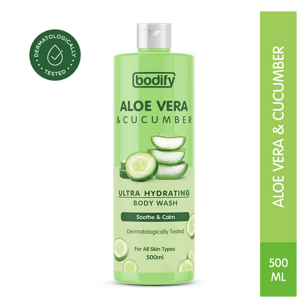 Bodify Aloe Vera & Cucumber Ultra Hydrating Body Wash | Grocsy