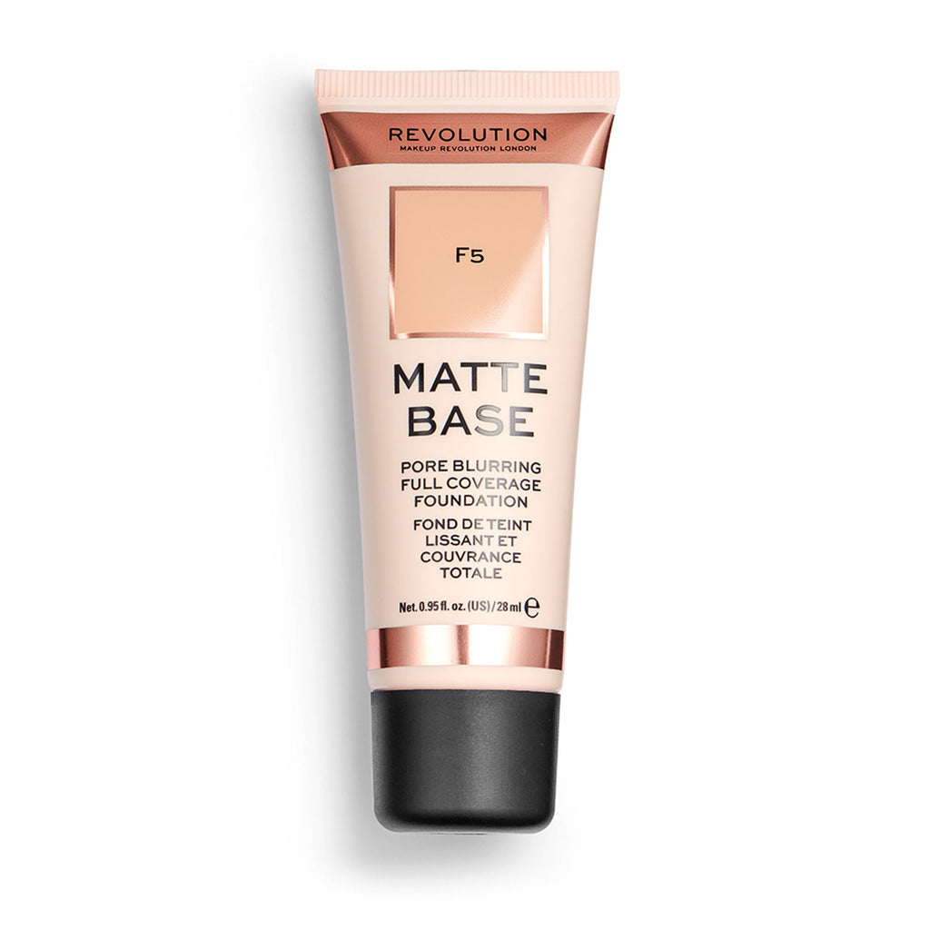 Makeup Revolution Matte Base Foundation - F5 | Grocsy