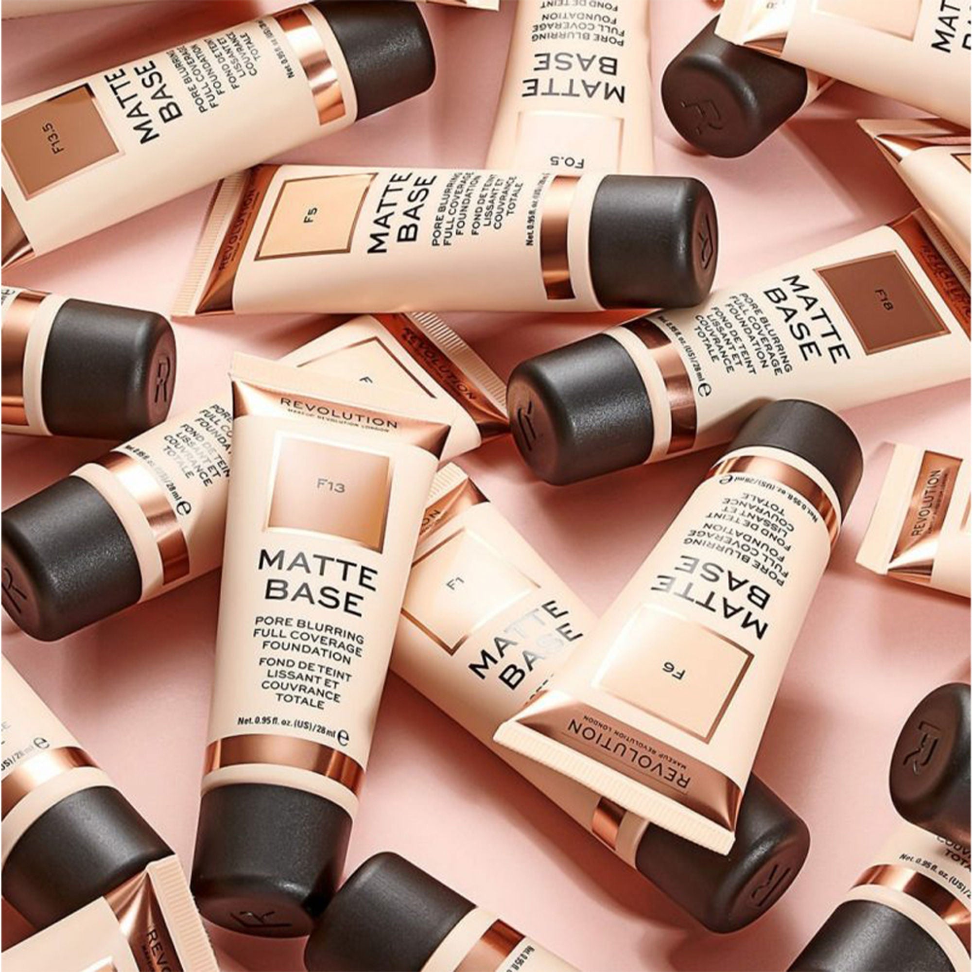 Makeup Revolution Matte Base Foundation - F5 | Grocsy