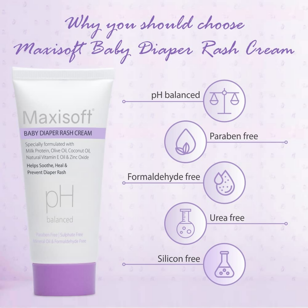 Maxisoft Baby Diaper Rash Cream | Grocsy