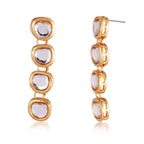 Divisha Alloy Gold-plated White Jewellery Set | Grocsy
