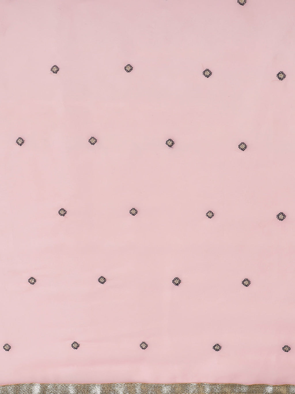 Saree Mall Pink & Navy Blue Embroidered Saree | Grocsy