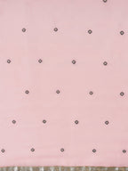 Saree Mall Pink & Navy Blue Embroidered Saree | Grocsy