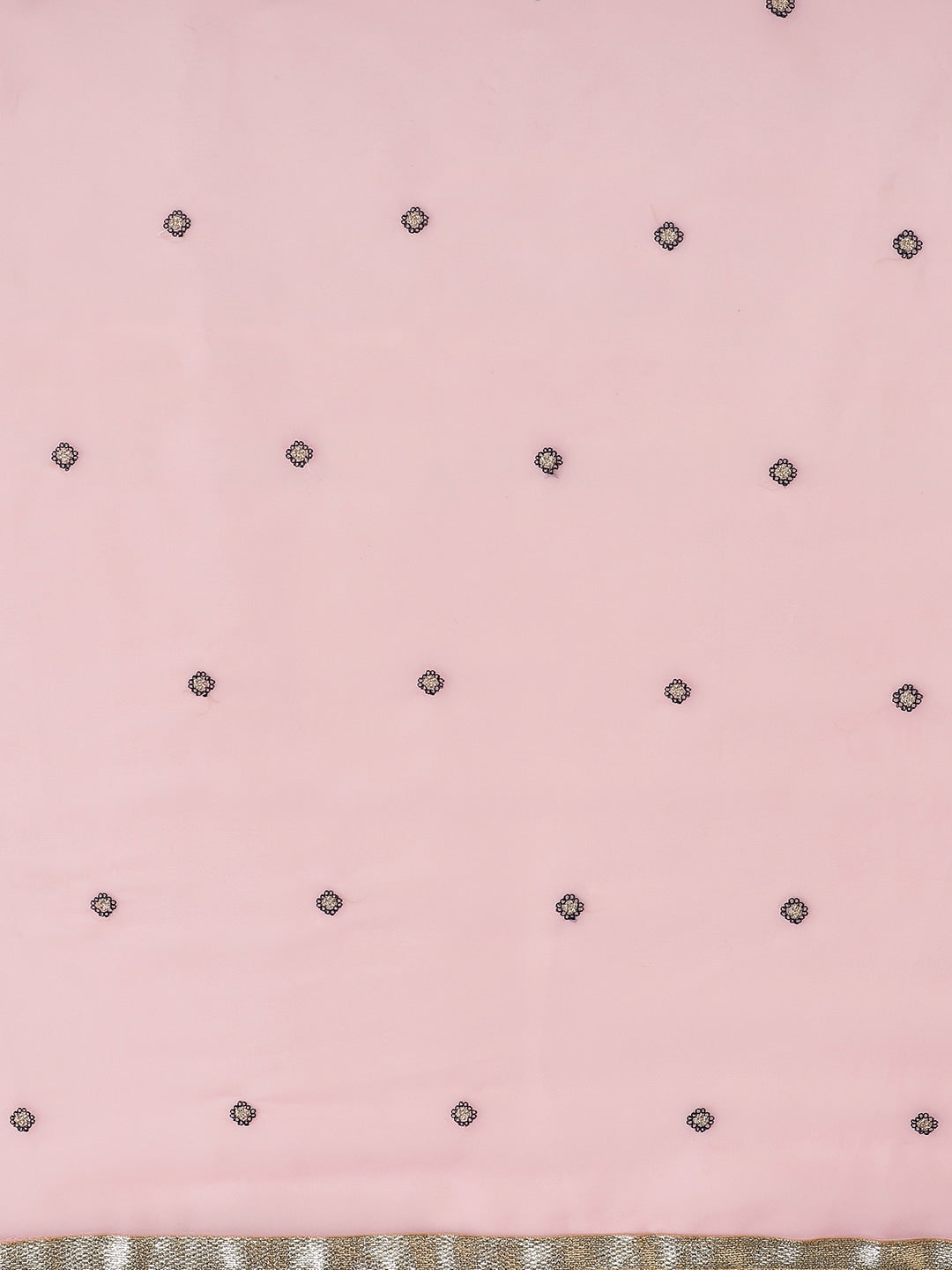 Saree Mall Pink & Navy Blue Embroidered Saree | Grocsy