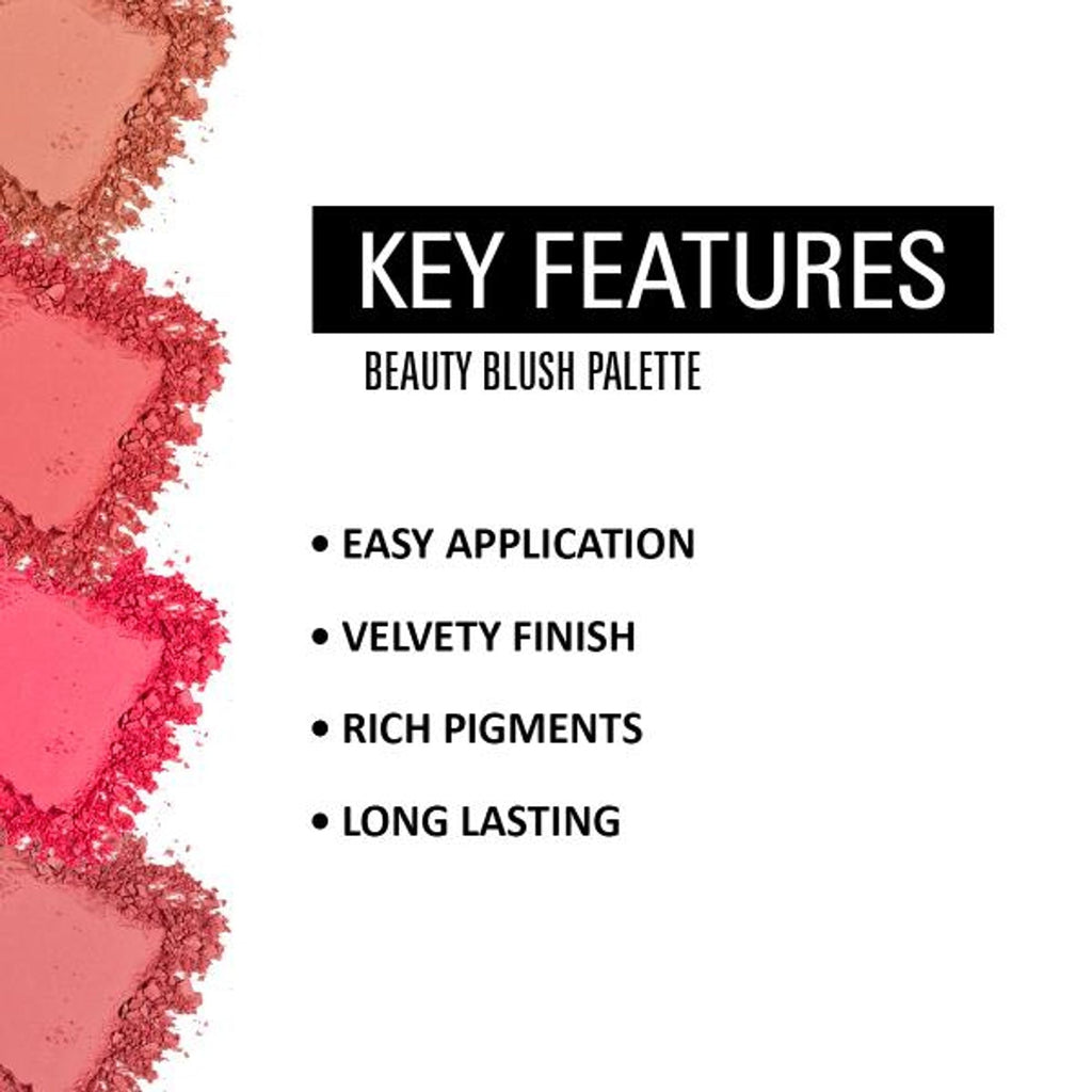 Matt Look Beauty Blush Palette - 03 | Grocsy