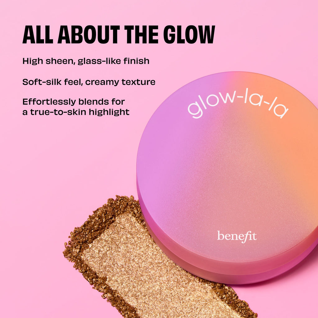 Benefit Cosmetics Glow-La-La Velvet Gleam Highlighter - Luna | Grocsy