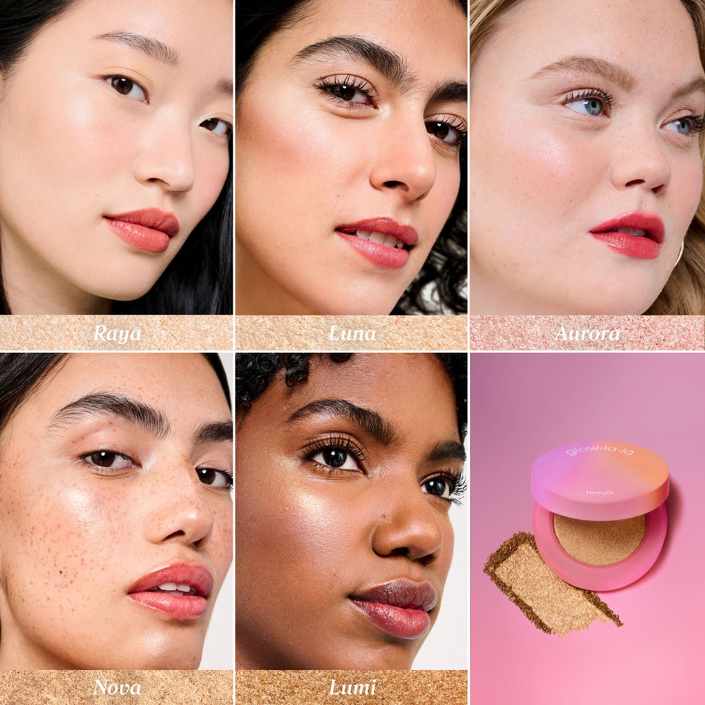 Benefit Cosmetics Glow-La-La Velvet Gleam Highlighter - Luna | Grocsy