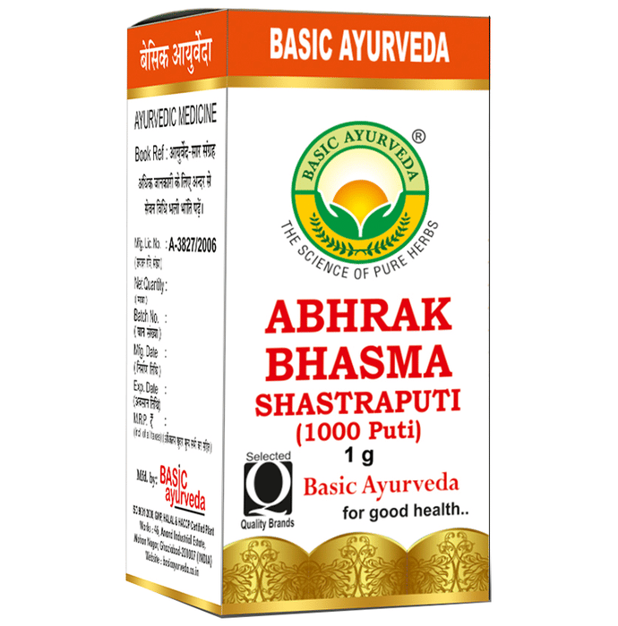 Basic Ayurveda Abhrak Bhasma Shastraputi | Grocsy