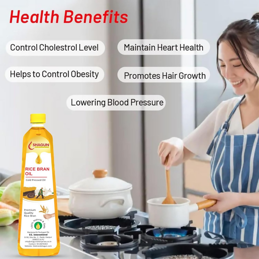 Shagun Rice Bran Oil | Grocsy