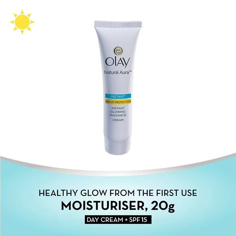 Olay Natural Aura Instant Glowing Radiance Cream | Grocsy