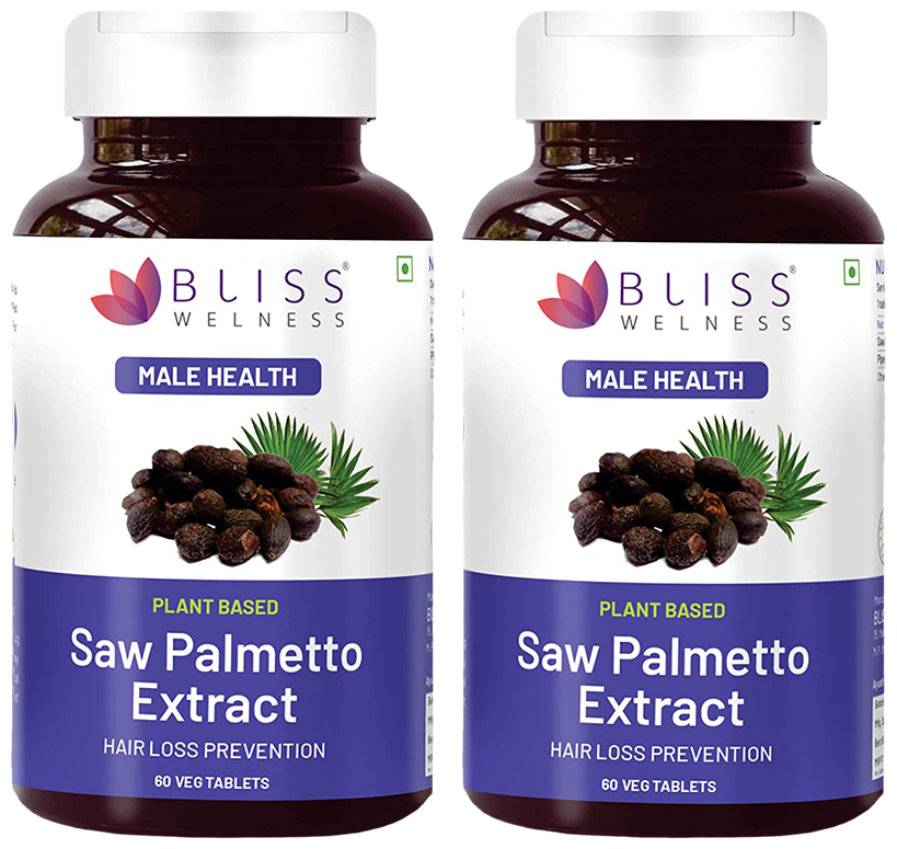 Bliss Welness Male Health Saw Palmetto Extract Veg Tablet | Grocsy