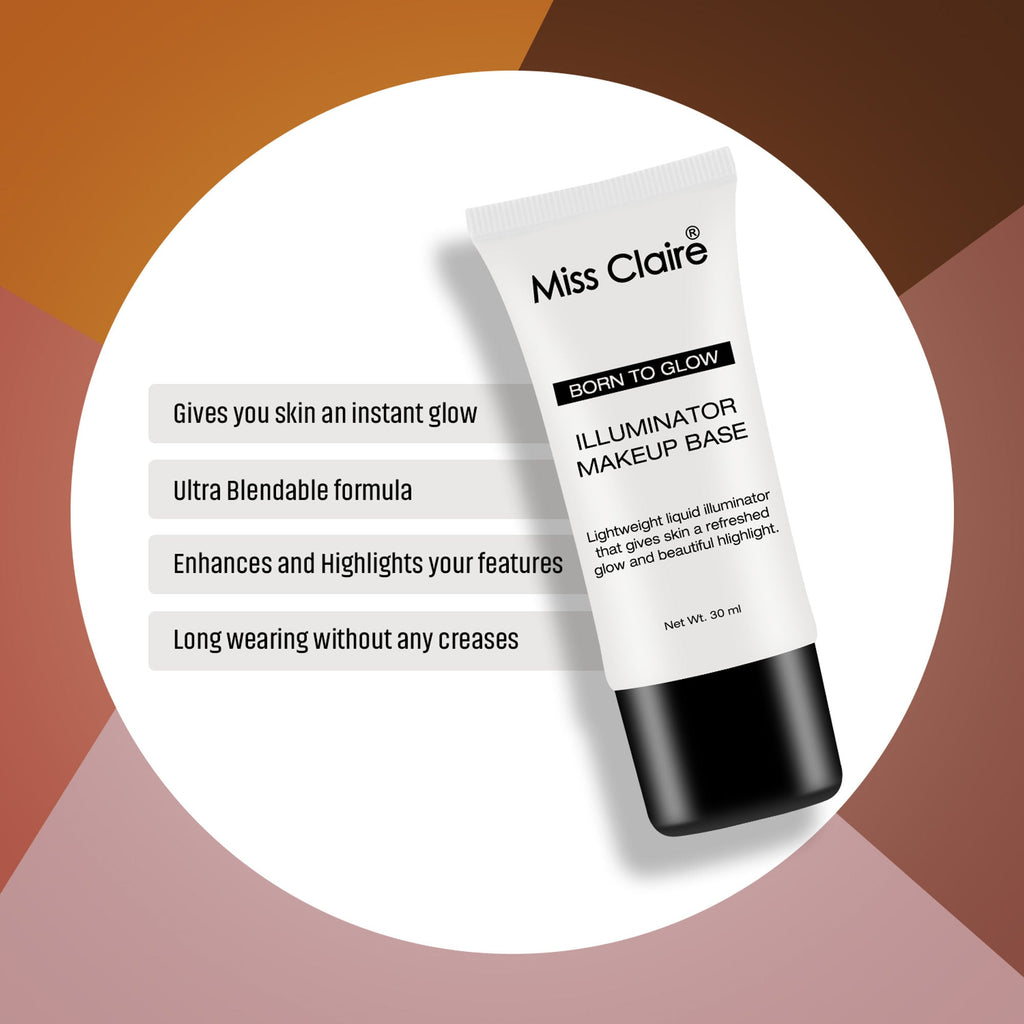 Miss Claire Illuminator Makeup Base - 06 Shiny White | Grocsy