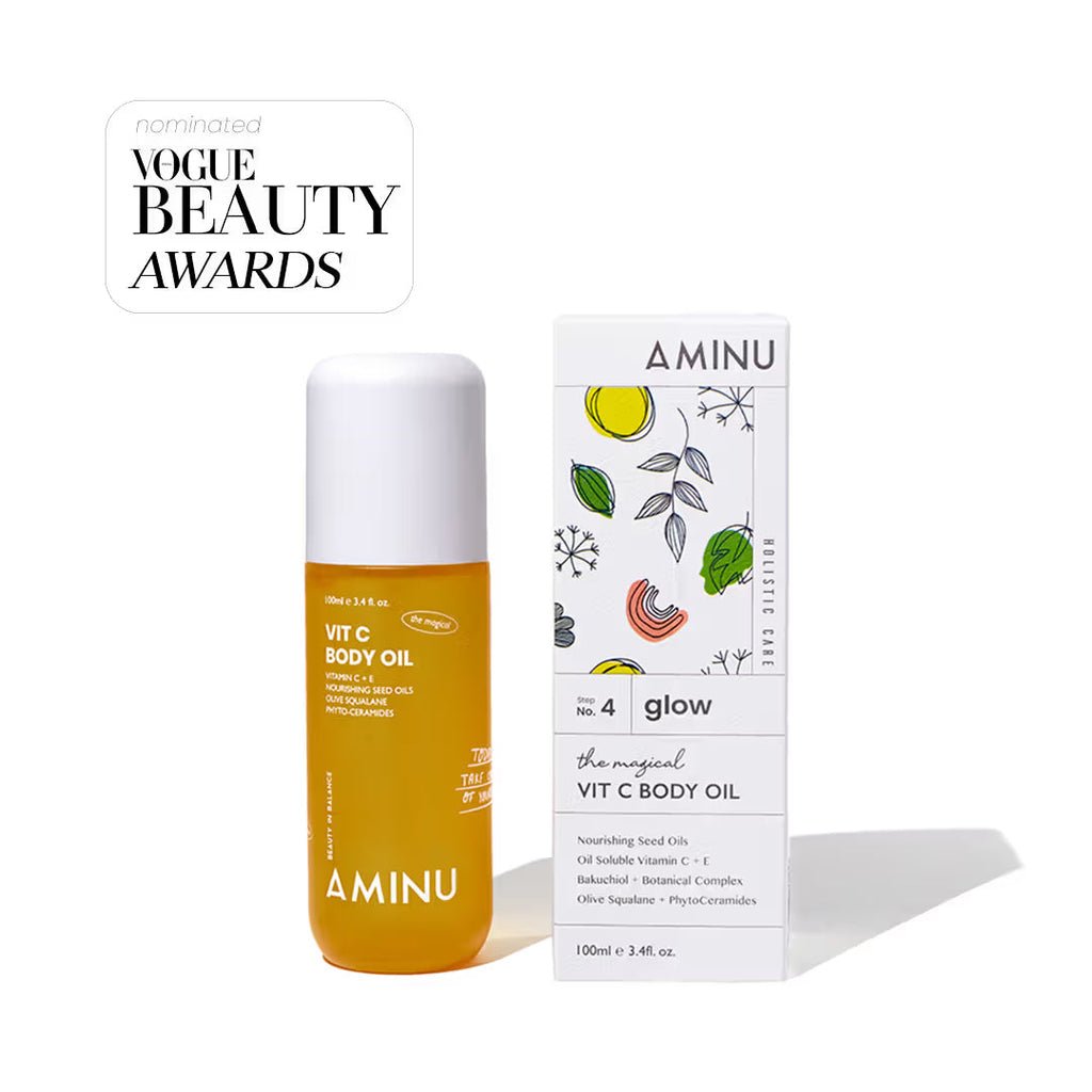 Aminu Melting Aminu Vit C Body Oil for Brightening & Hydrating | Grocsy