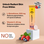 Setu Skin Renew Fizz Glutathione & Vitamin C Effervescent Tablets | Grocsy
