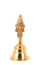 Uapan Brass Pooja Bell, Hanuman, Gold | Grocsy