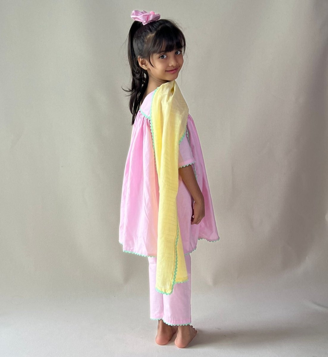 ArthLife Pink Anarkali Dress | Grocsy